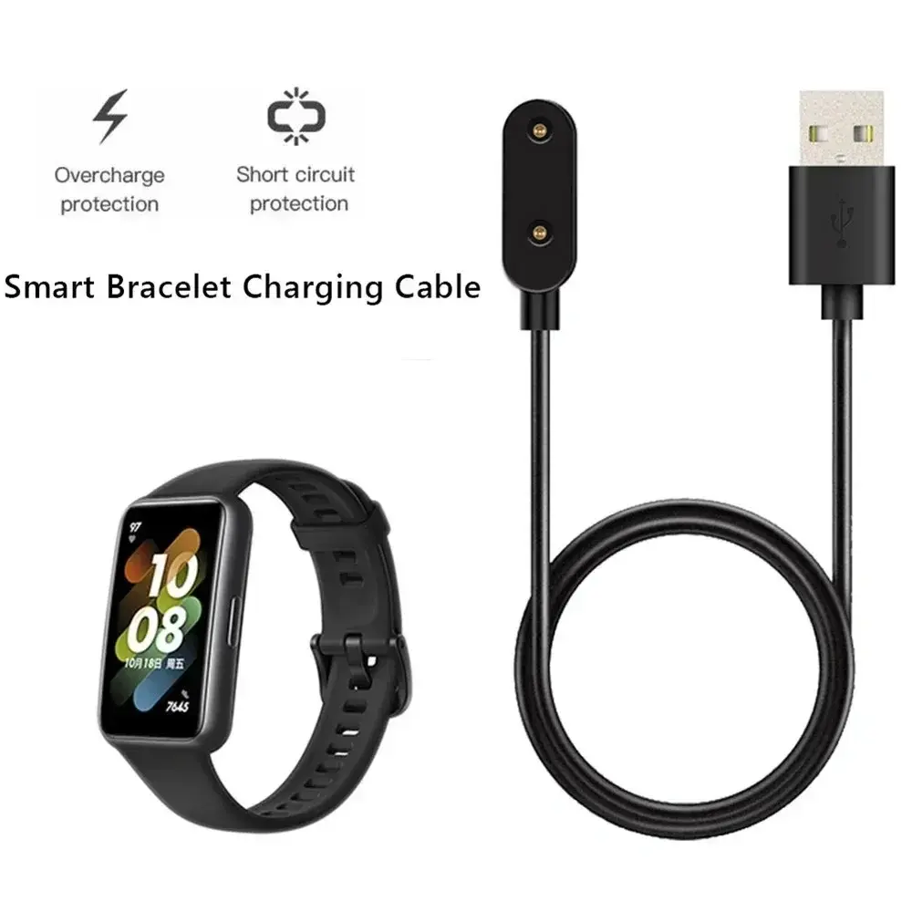 1M Magnetic USB Charger for Huawei Watch Fit/ Fit2/ Band9/8/7/6pro/ Honor Watch ES/Children Watch 4X Power Adapter Charger Cable