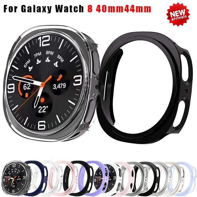 PC Hard Case For Samsung Galaxy watch 8 Classic Matte Cover Protective For Galaxy Watch 8 40mm 44mm Hollow Out Shell Accessories