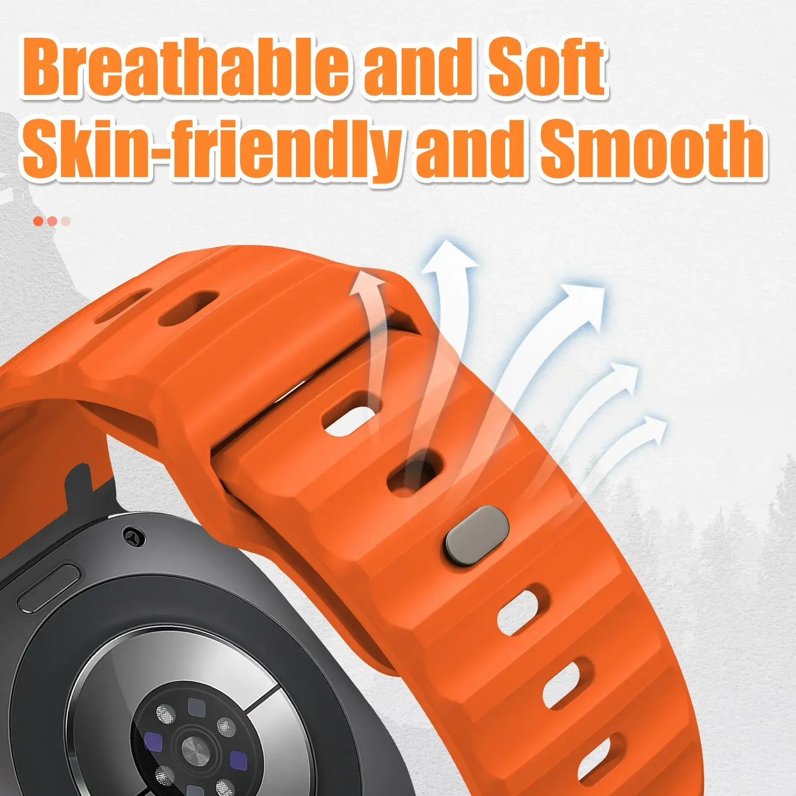 Sports Silicone Band For Samsung Galaxy Watch Ultra Strap 47mm Accessories metal belt Bracelet Galaxy Watch 7 Ultra 47mm Correa