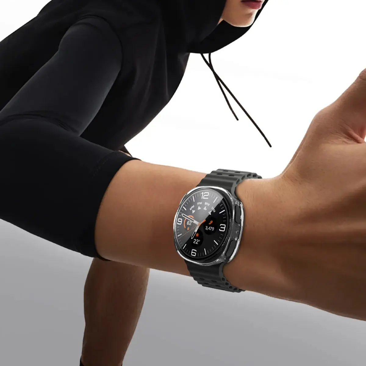 Glass+case For Samsung Galaxy watch 8 40mm 44mm scratch-resistant full-coverage screen Hollow protector For Galaxy watch8 Cover