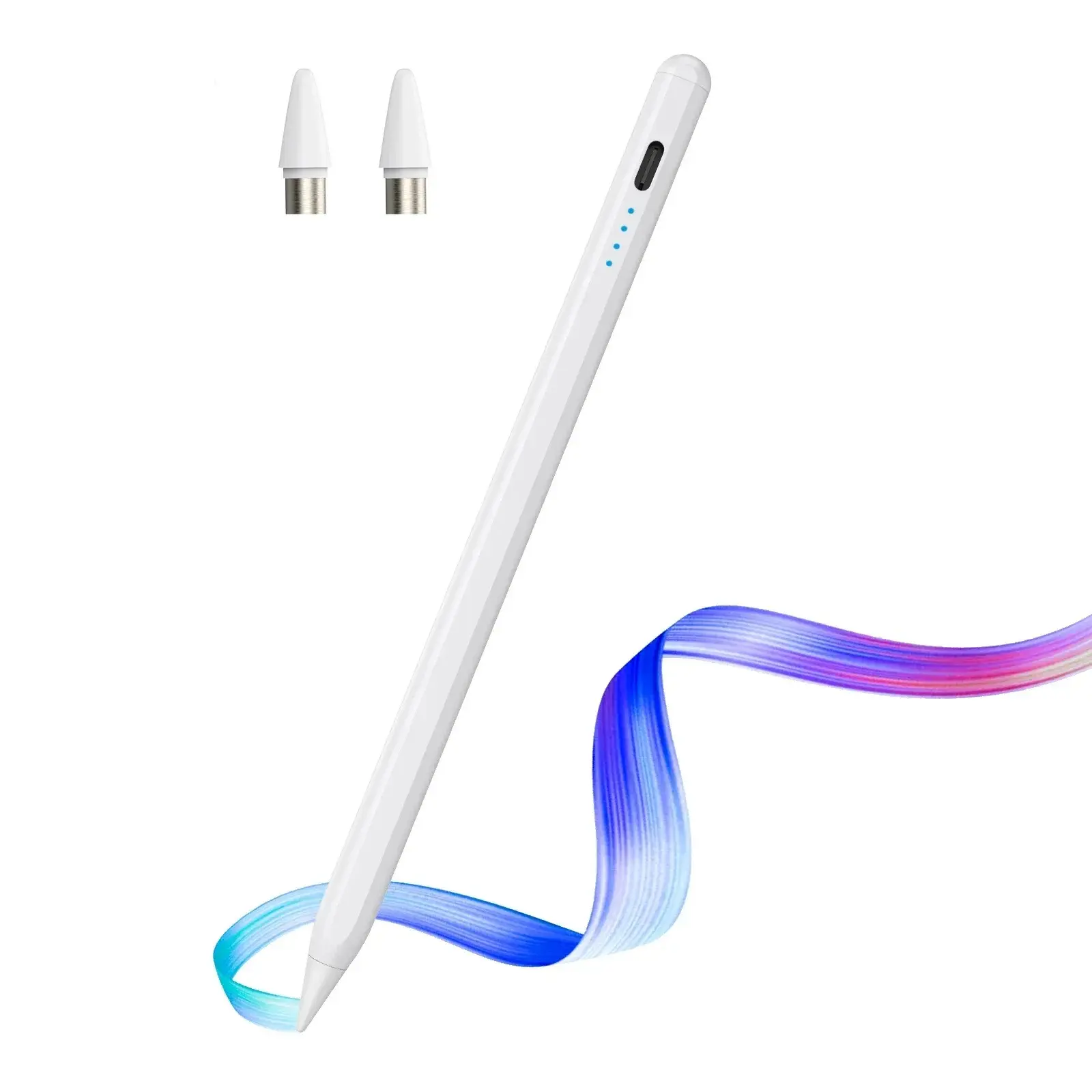 Universal  Stylus Pen Compatible for iOS and Android Touchscreens/Phones, Rechargeable Stylus Pen with Dual Touch Screen