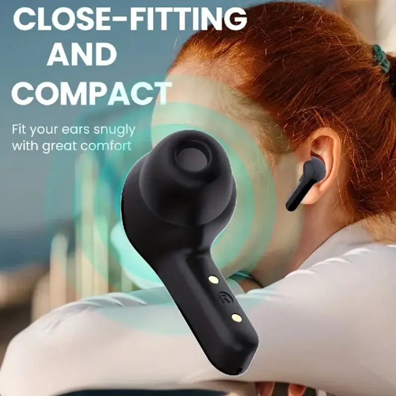 Air31 - A new type of transparent touch control sports TWS wireless headphones with Type-C charging and half-ear design