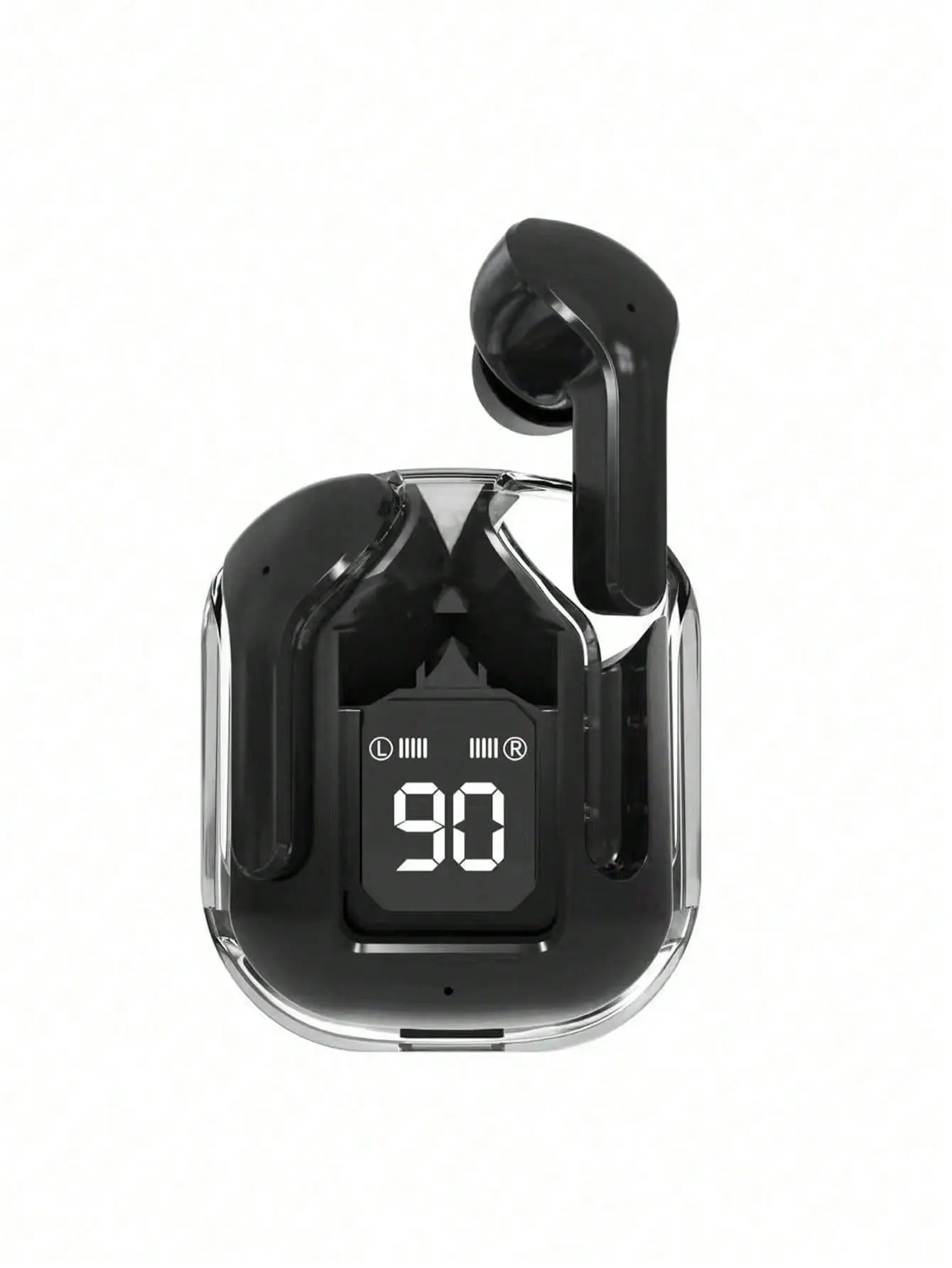 Air31 - A new type of transparent touch control sports TWS wireless headphones with Type-C charging and half-ear design