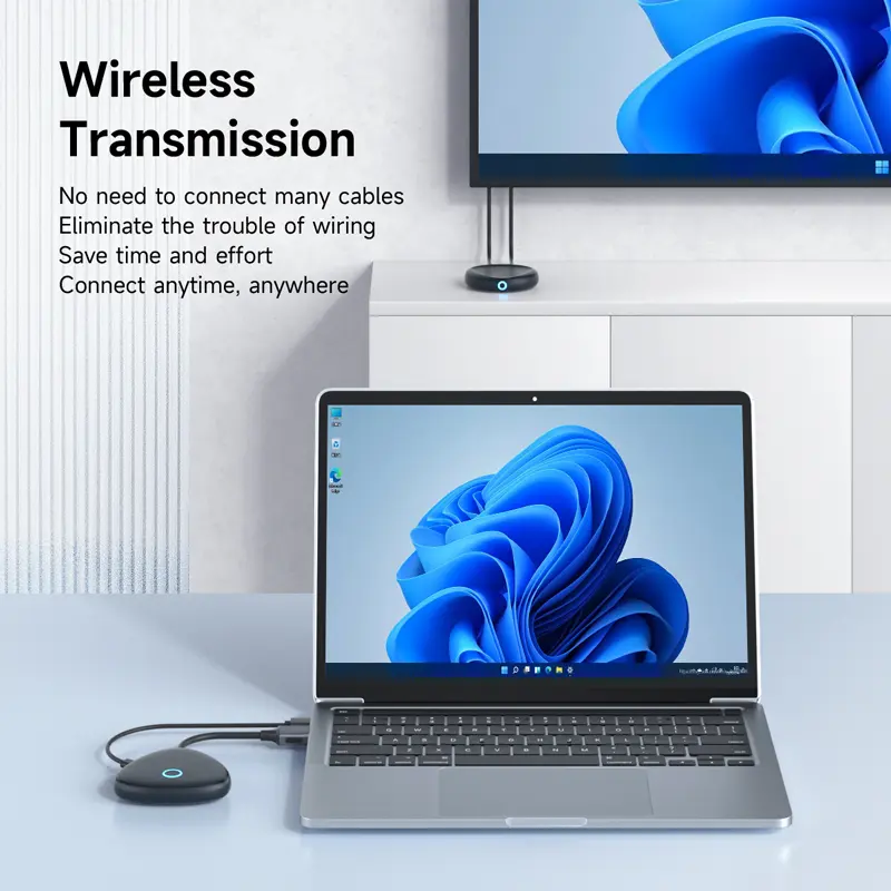 Hagibis Wireless HDMI-compatible Transmitter and Receiver Enterprise 4K Extender Kit Display Adapter Dongle Casting Video Audio