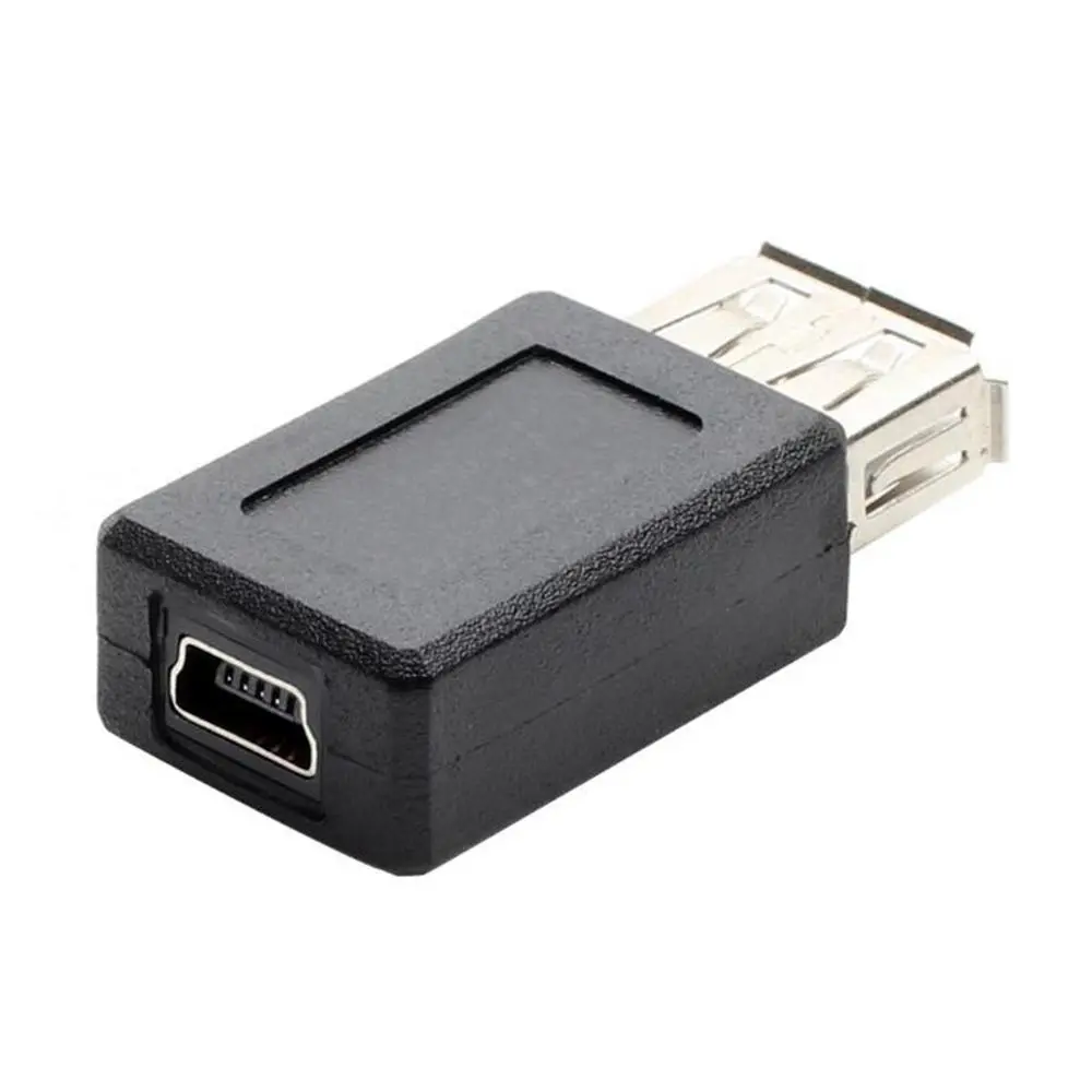Wholesale New Black USB 2.0 A male and female to Mini USB B 5-pin Female Plug Cable Adapter Connector Best Price