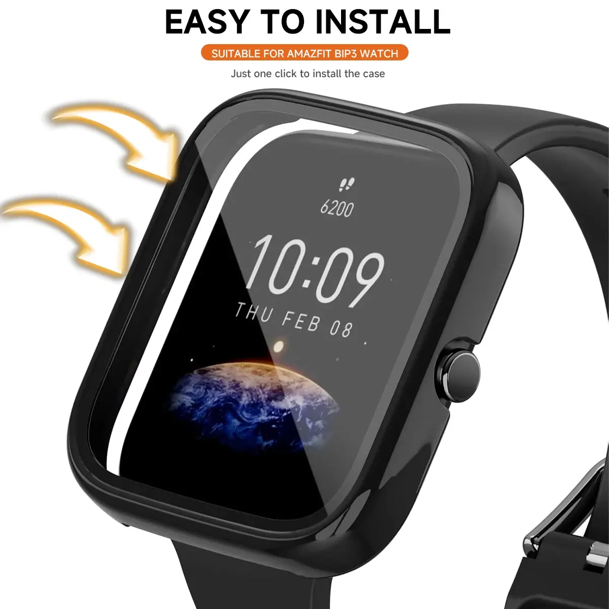 For Amazfit Bip 3 Bip3 Pro Screen Protector Case Cover Smart Watch Protective Cover Bumper Shell Protection Frame Case Capa