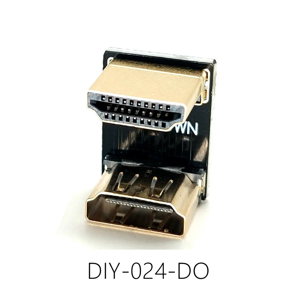 HDMI adapter bent male to female extension U-shaped laptop desktop computer connection monitor TV converter