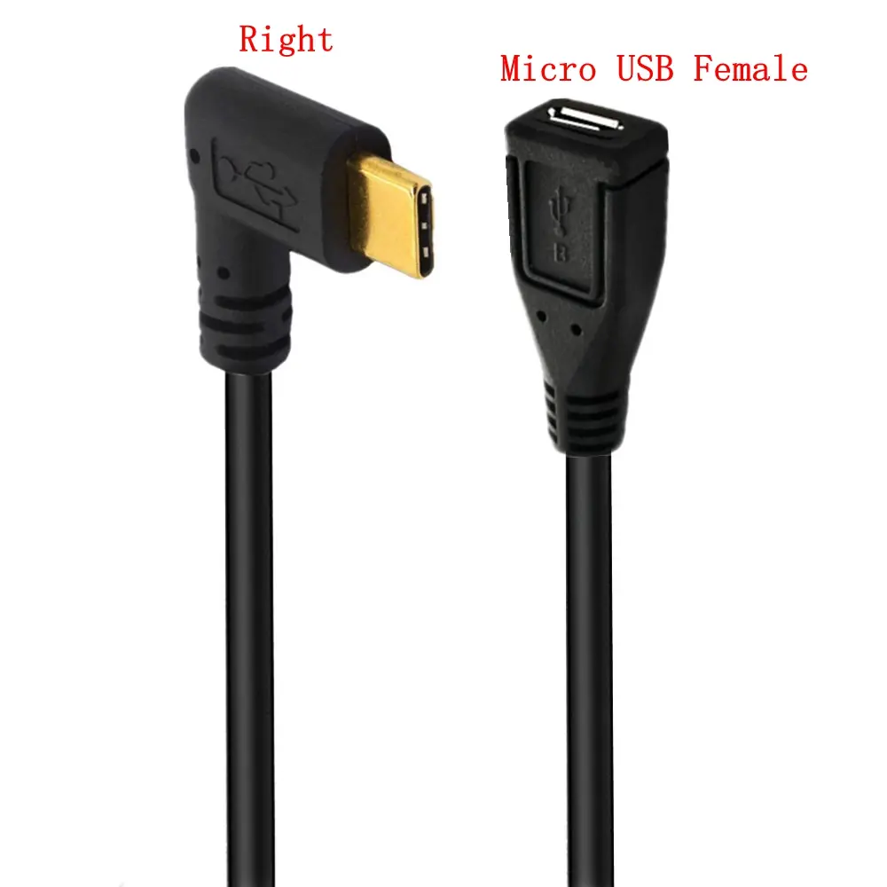 Gold plated Type C USB 3.1 Male to Mini&Micro USB Female Charging Data Cable Cord Adapter
