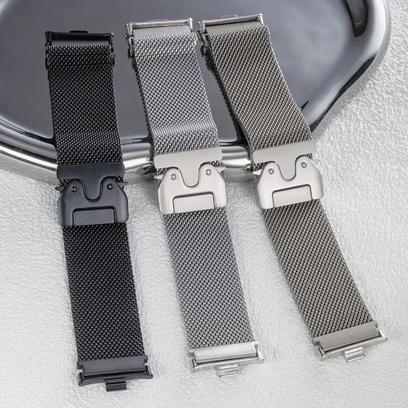 Milanese Metal Band for Redmi Watch 4 5 Watchband Stainless Steel Link Bracelet for Xiaomi Mi Band 9Pro/8Pro Smart Accessories