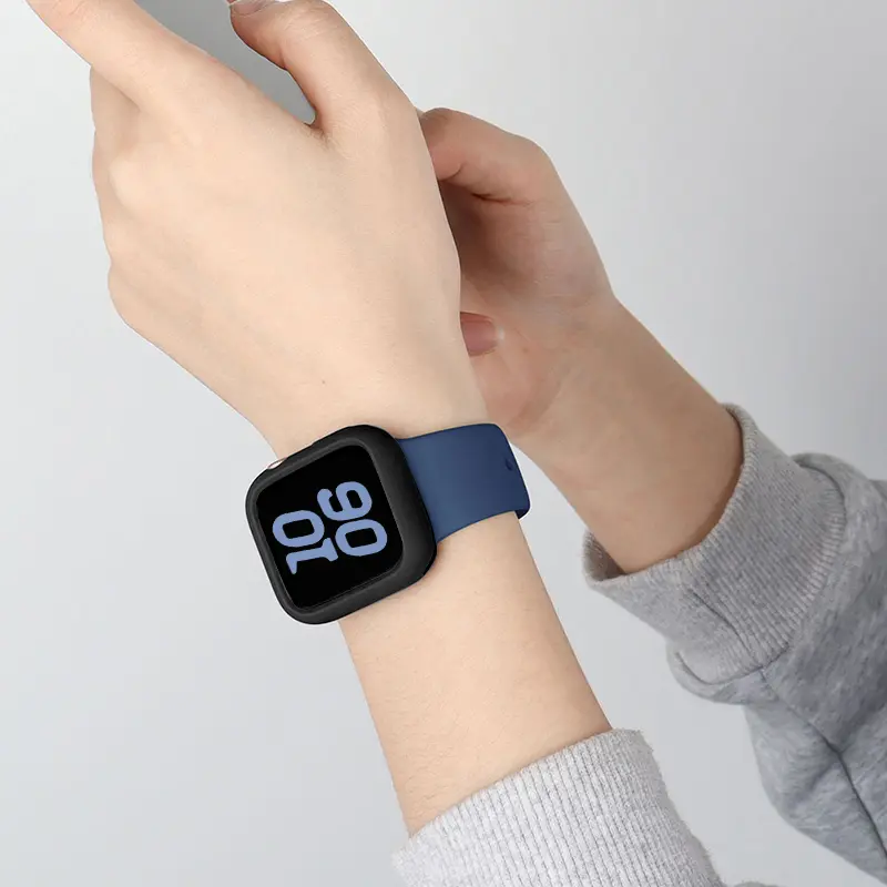 Candy Silicone Case for Apple Watch Ultra 2 49mm Cover 9 8 7 6 Se 5 4 45mm 42mm Protection Iwatch Series 44mm 40mm 41mm Bumper