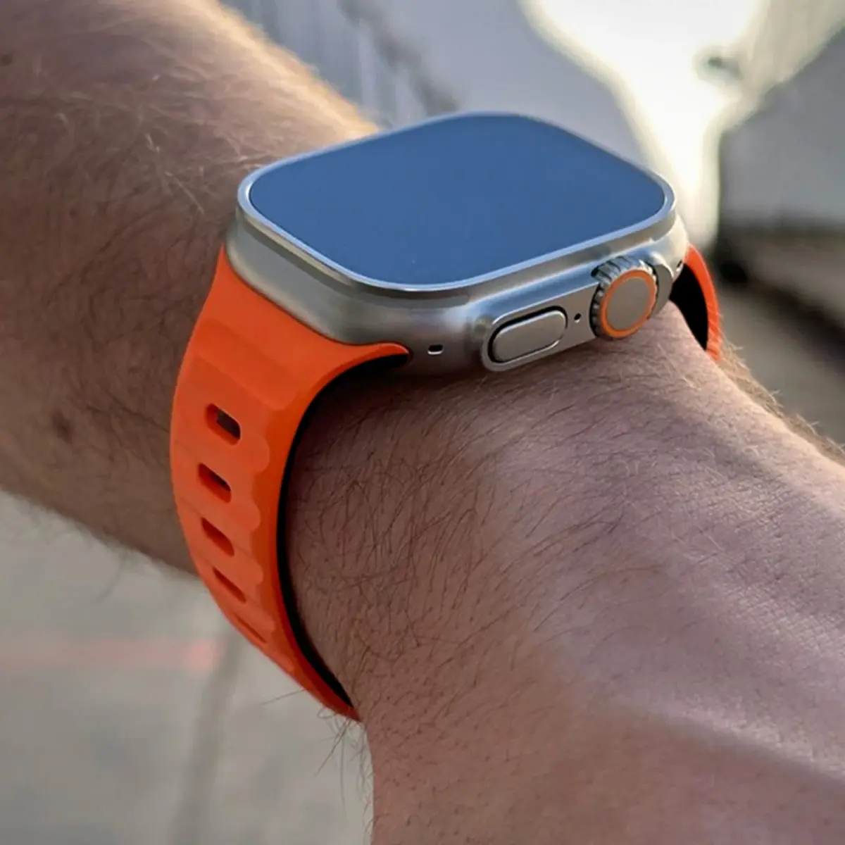 Silicone Strap for Apple Watch Band Ultra 2 49mm 46mm 44mm 45mm 41mm 40mm 42mm Two-tone Bracelet Iwatch Serise 10 9 8 7 6 SE 5 4