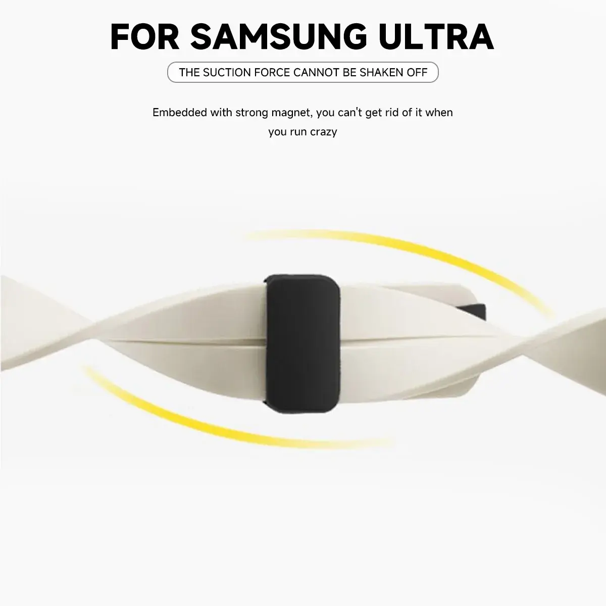 Carbon Magnetic Folding Clasp Silicone Sport Strap for Samsung Galaxy Watch 47 Strap for Watch Ultra Replacement Bracelet Strap