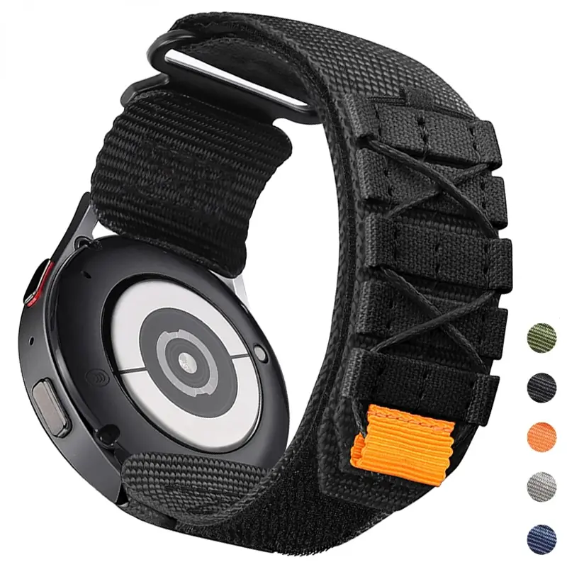 20mm 22mm Nylon Strap for Samsung Galaxy Watch 6/5/4 44mm 40mm classic 47mm 43mm 5Pro Sport Band for Huawei Ultimate GT Bracelet