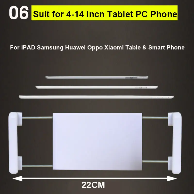 Folding Long Arm Tablet Phone Stand Holder For Ipad Samsung Kindle 4-14 Inch 360 Rotation Strong Lazy Bed Tablet Mount Bracket