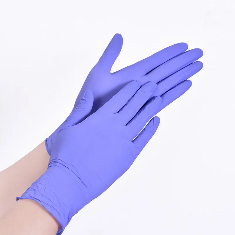 Disposable Nitrile Gloves Multi-color Auto Repair Food-grade Nitrile Gloves Thickened Durable and Comfortable 50pcs/100pcs