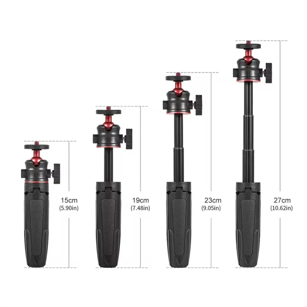 FGCLSY Extension Pole Tripod, Mini Selfie Stick Tripod Stand Handle Grip for GoPro Insta360 DJI Action Pocket Camera