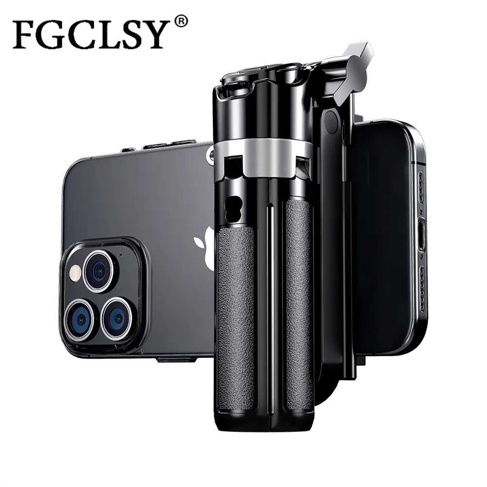 FGCLSY Newly Upgraded Design Mini Bluetooth Portable Telescopic Multifunctional Tripod Phone Selfie Stick