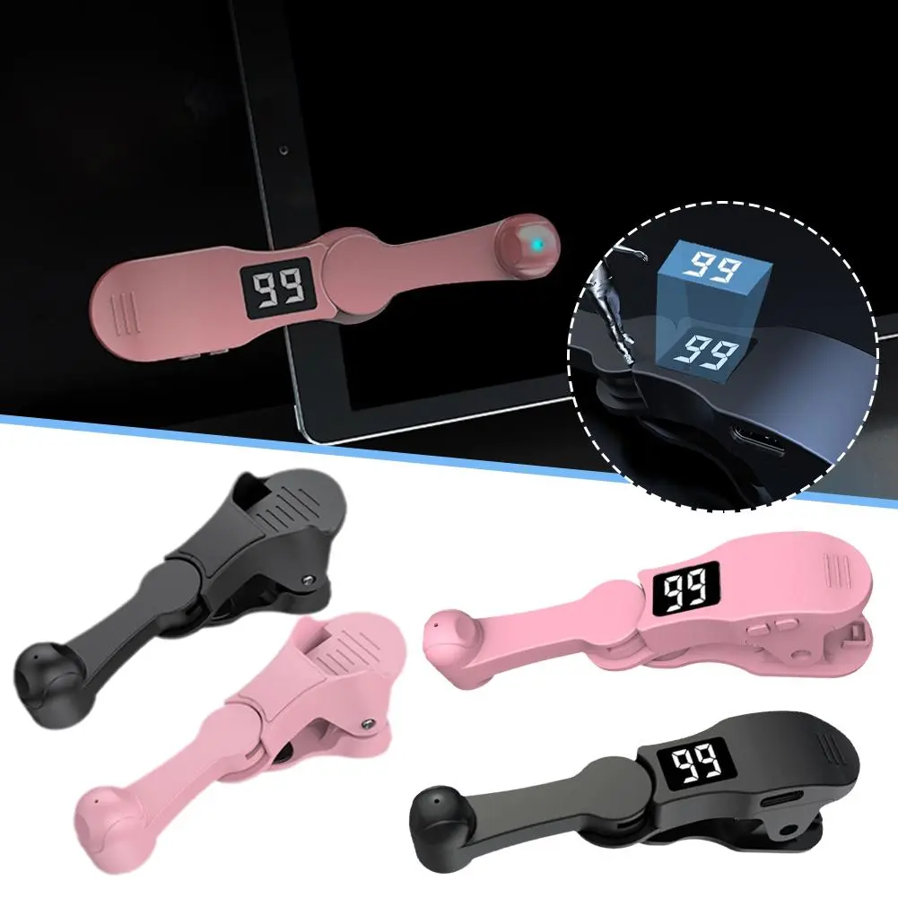 Auto Screen Clicker for Phone App Mini Simulated Finger Phone Clicking Clicker Clip-on Video Live Liker Game Screen Touch Device