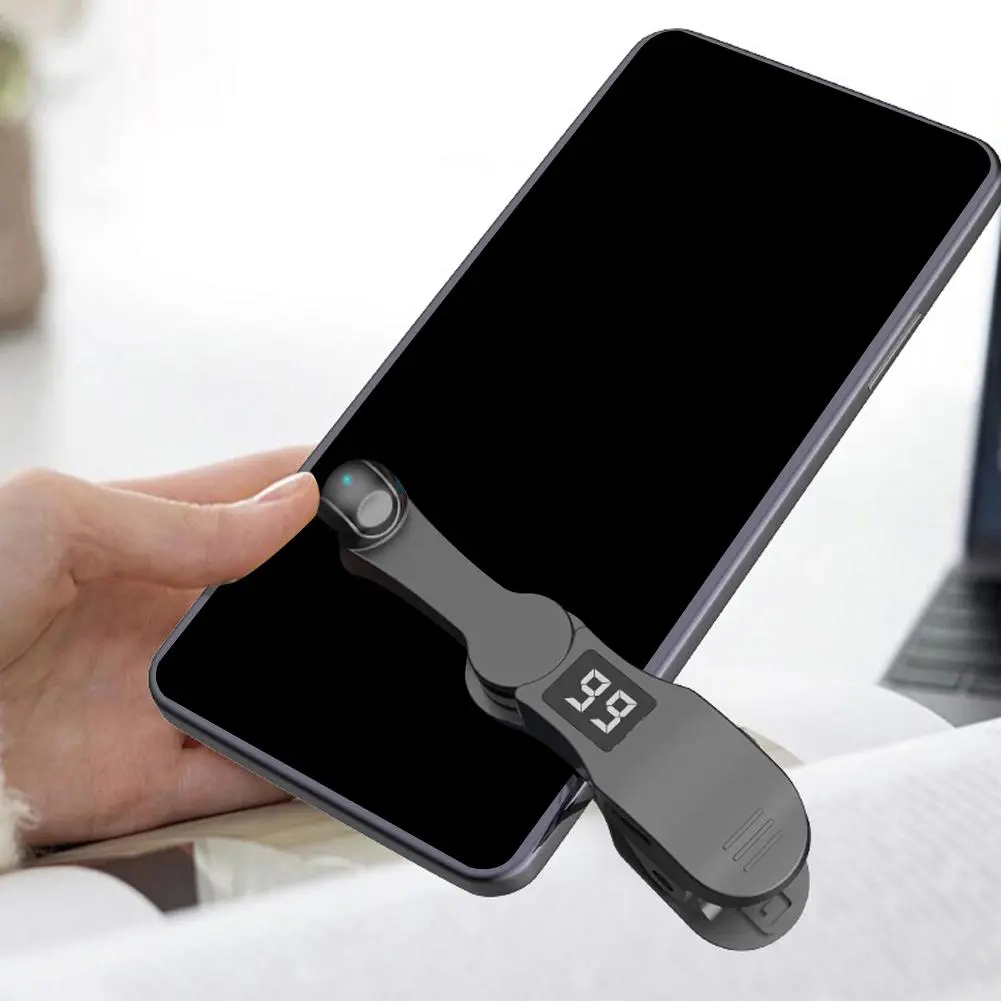 Auto Screen Clicker for Phone App Mini Simulated Finger Phone Clicking Clicker Clip-on Video Live Liker Game Screen Touch Device