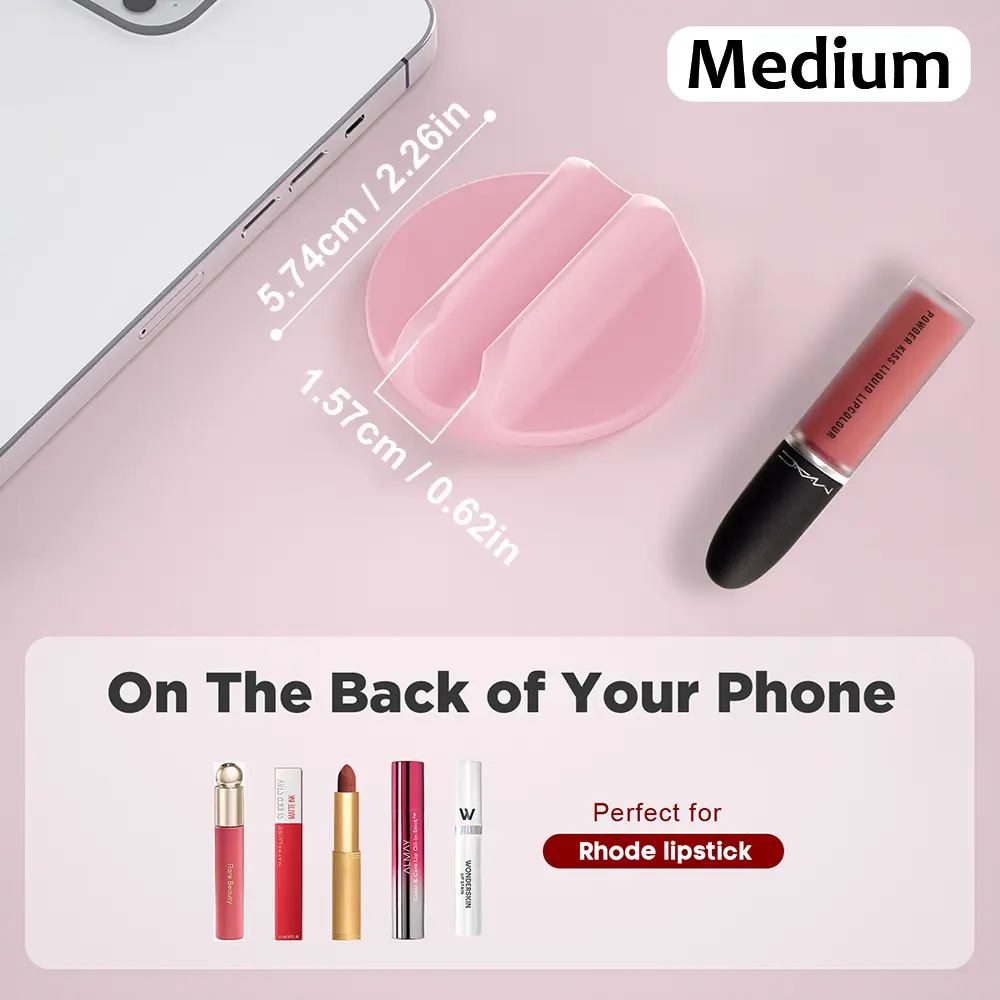 Grippopso Medium For Magsafe Cellphone Lipstick Holder Make Up Mirror Lip Blam Phone Stand Holder for IPhone Universal Bracket