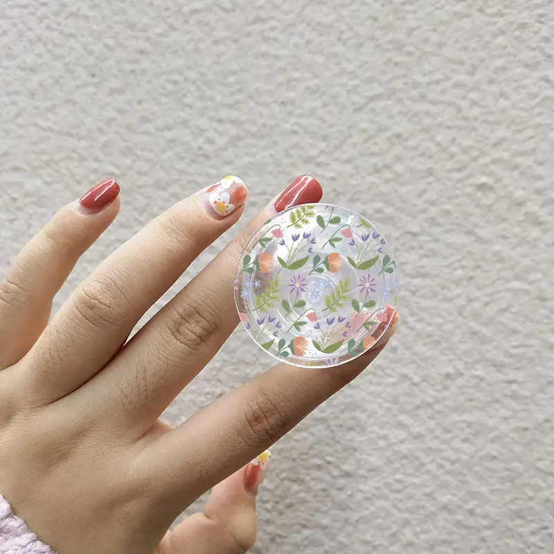 INS Japan Korea Cute Summer Daisy Sunflower Phone Bracket Grip Tok for IPhone 13 Samsung Huawei Xiaomi Floral Bud Phone Holder