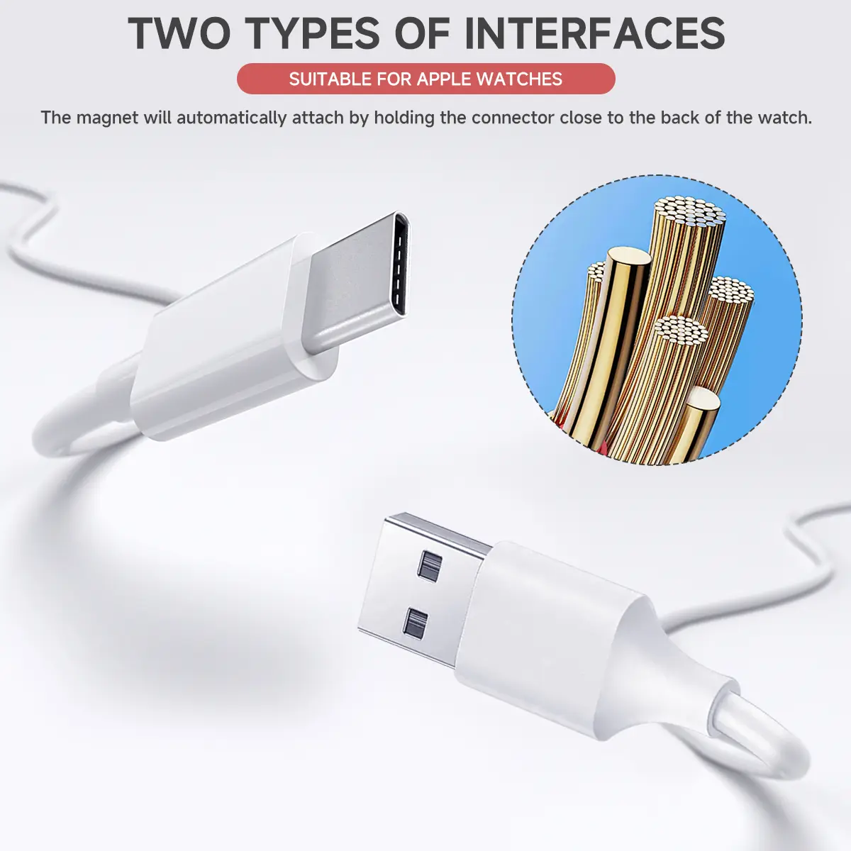 Charger stand+USB cable for Apple Watch Series 10 9 8 7 6 SE 5 4 iWatch silicone 46 45 44mm 42mm 41mm 40mm Watch charging stand
