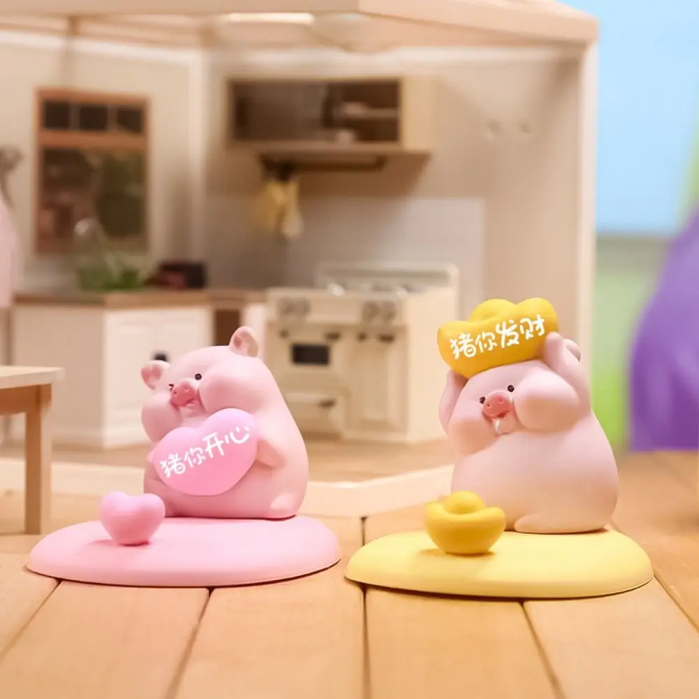 Creative Pig Phone Holder Lovely Pig Shaped Cute Pig Phone Rack Portable Slot Design Mobile Phone Bracket Desktop Decoration