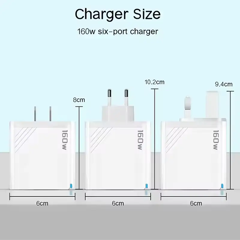 USB Type C Charger Multi Ports USB Fast Charge Charger Mobile Phone Adapter For iPhone Huawei Xiaomi Samsung Quick Wall Charger