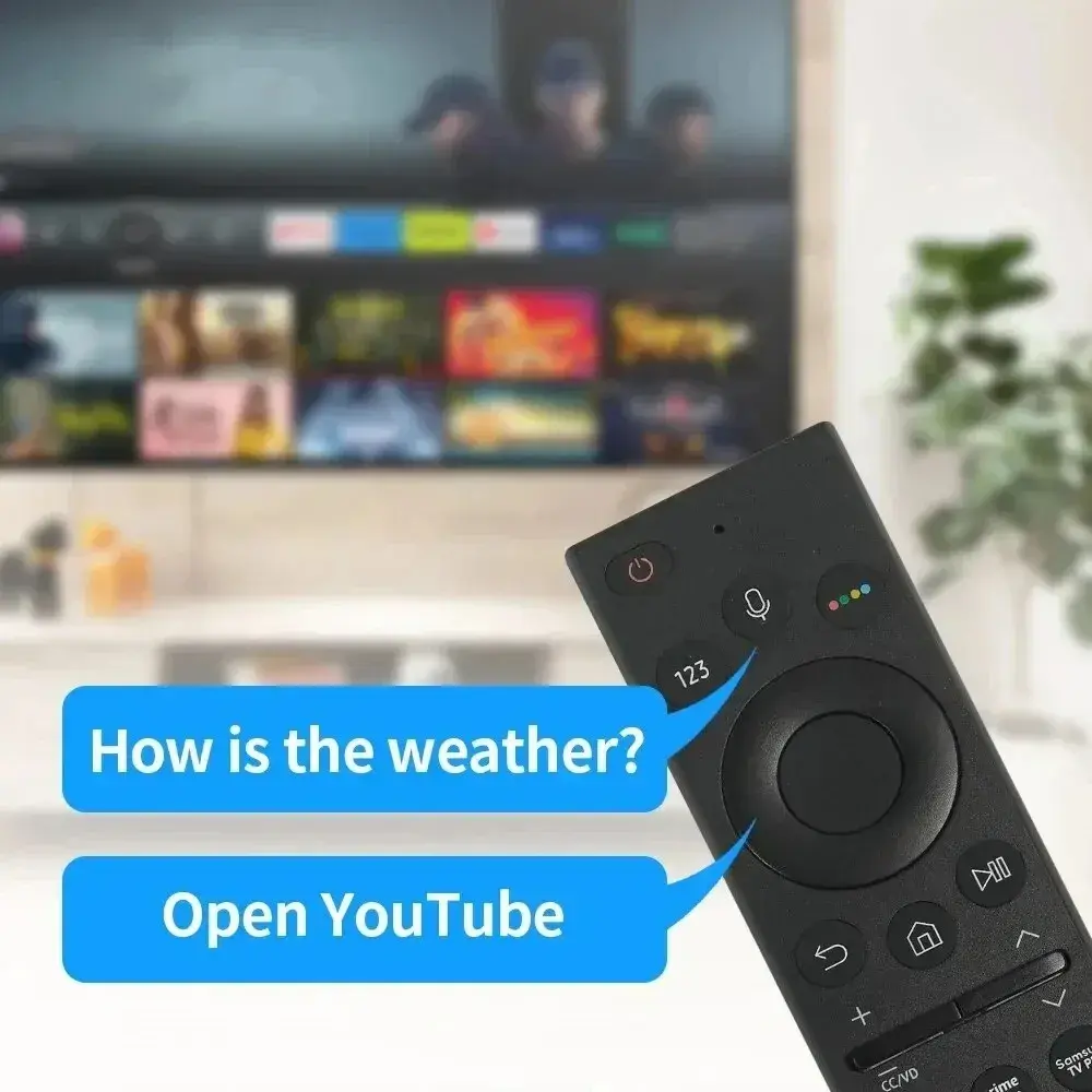 Voice Remote Control With BN59-01363A For Samsung Smart TV NEO QLED/QLED Series Compatible With QN43LS03AAFXZA QN55LS03AAFXZA