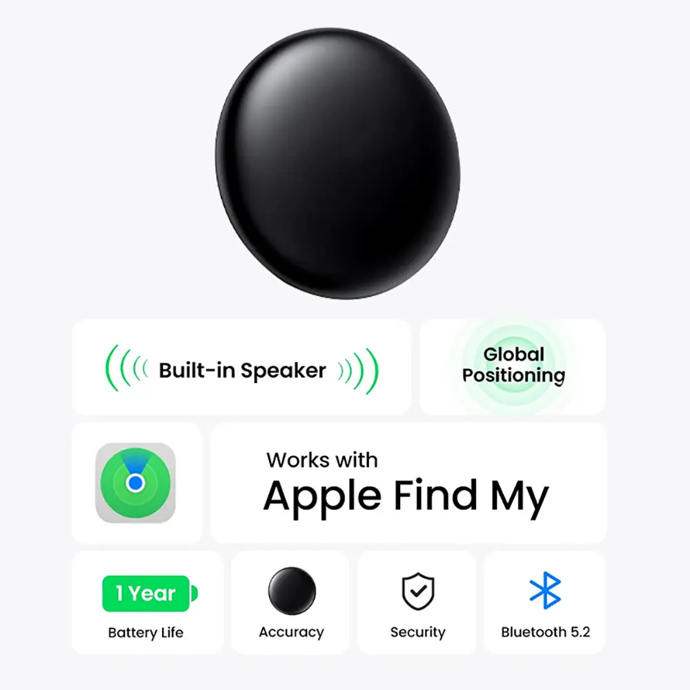 GPS Tracker Smart Pets Bag Wallet Finder for Apple Finder Air Tag Tracking Locator Anti-Lost Reminder Device