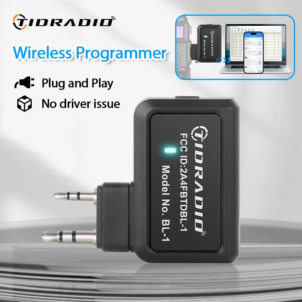Walkie Talkie Wireless Programmer Phone APP Programming Multiple Model No Driver Issue Wireless Cable Ham Radio