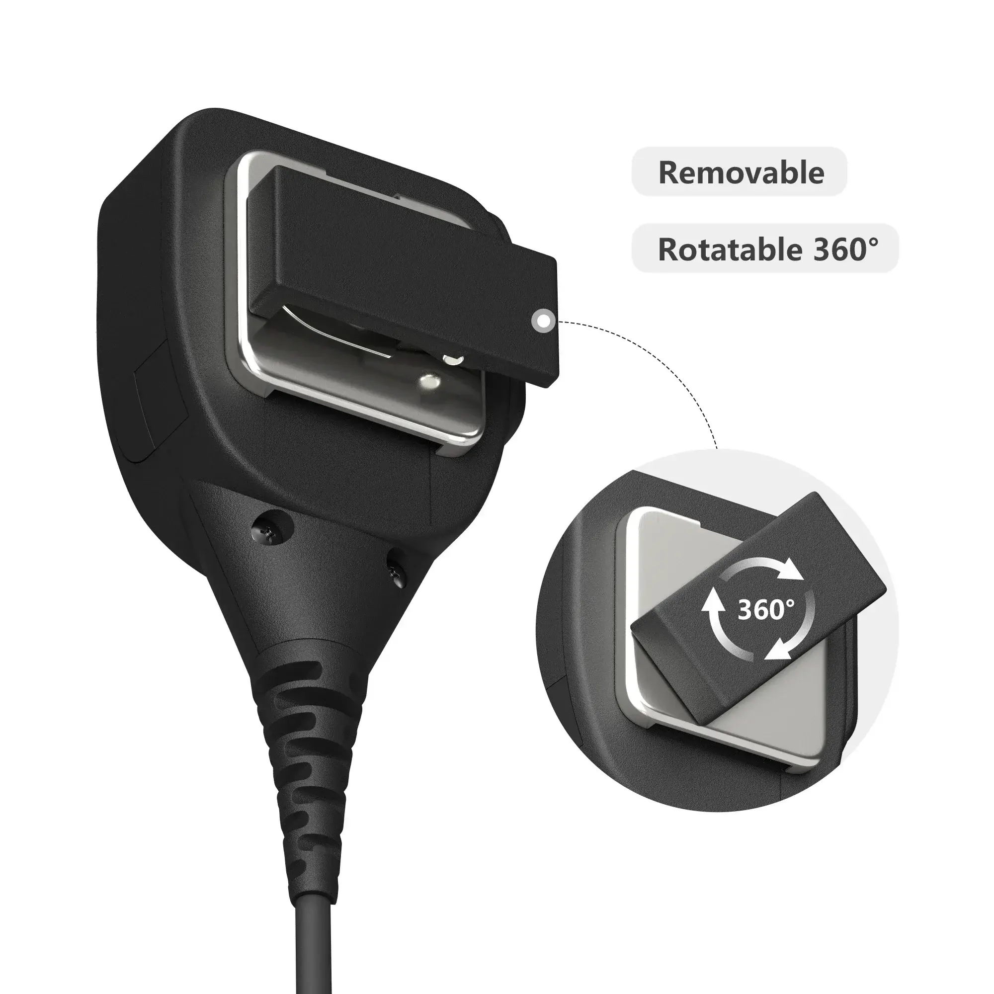 Microphone Speaker 2-Pin K Type Walkie Talkie Microphone Compatible With Baofeng UV-32 UV-25M Quansheng UVK6 TYT Two Way Radio