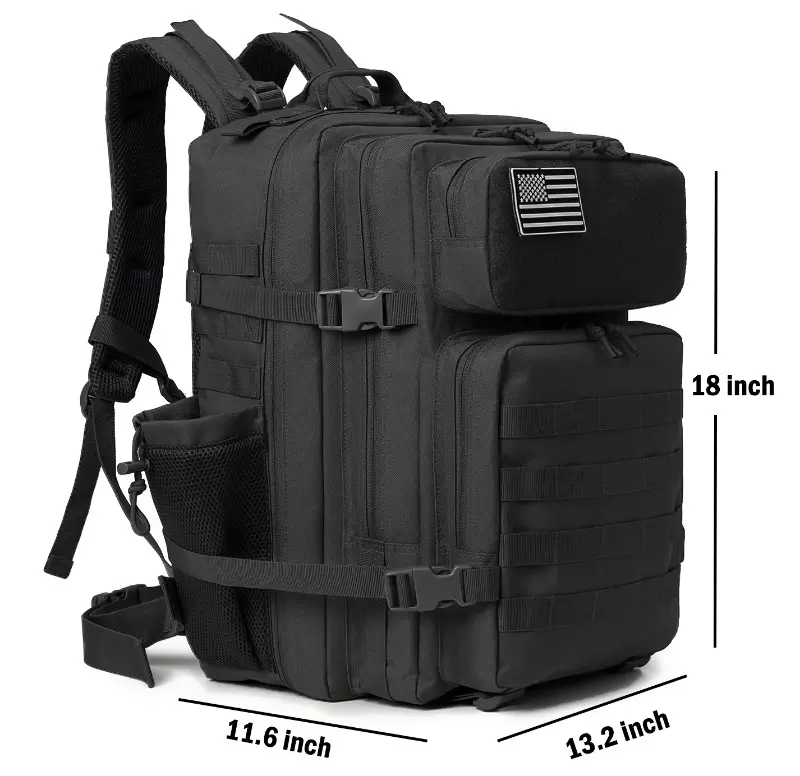 45L Tactical Backpack survival Bag Hunting Backpack Men Outdoor Hiking Rucksack Witch Bottle Holder camping gear back pack