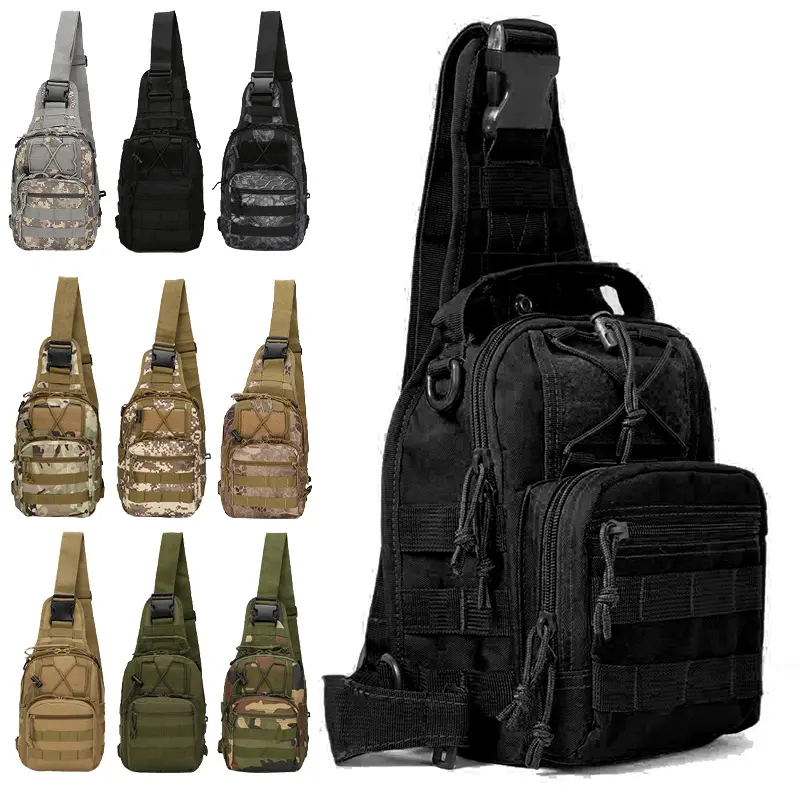 Tactical Shoulder Backpack Rover EDC Outdoor Sling Bag Waterproof Hiking Trekking Camping Pack Range Bag survival Daypack