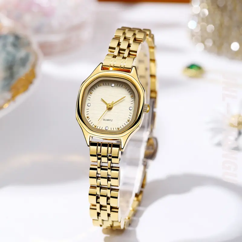 New Ladies Luxury Style Women Quartz Watches Super Simple Stainless Steel Strap Waterproof Dial Waterproof 30 Fashion