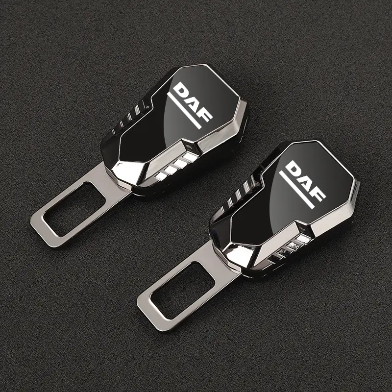 1pcs Automotive Metal Interior Products Seat Belt Extender Metal Carabiner Suitable For DAF