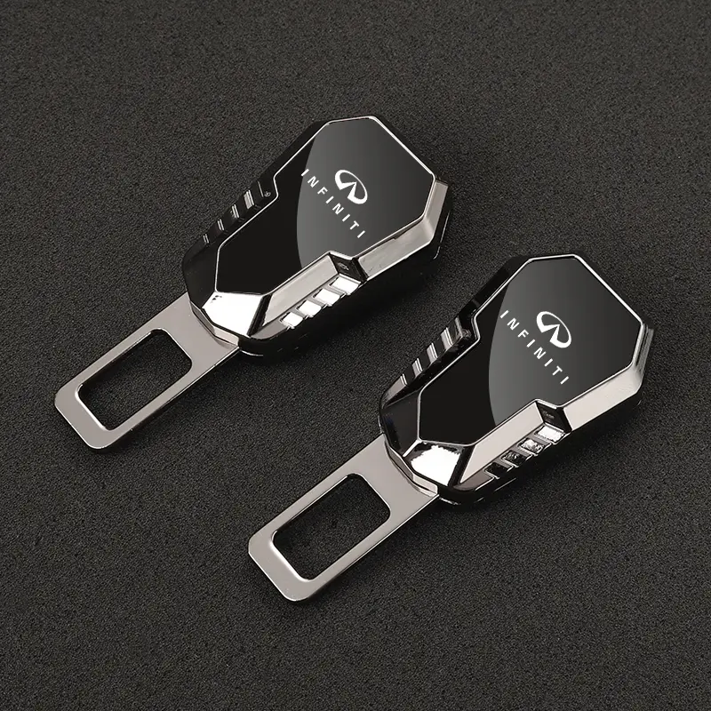 1pcs Automotive Metal Interior Products Seat Belt Extender Metal Carabiner Suitable For INFINITI