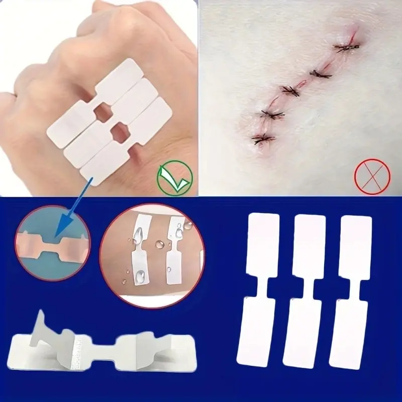 Outdoor Wound Adhesive Tape Disposable First Aid Wound Suture Patch Wound Band Aid Emergency Quick Suture Patch