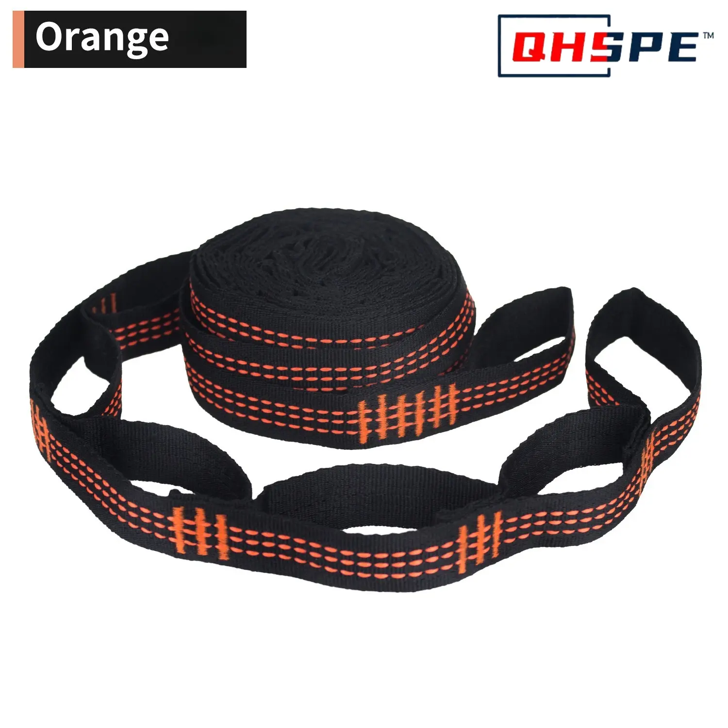Heavy Duty Hammock Straps - Multi-Color Reinforced Polyester Webbing for Camping High Weight Capacity Adjustable Ties