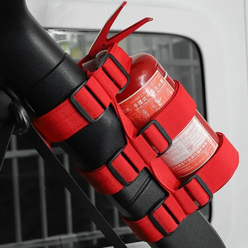 Manufacturer direct sales fire extinguisher strap anti roll frame fixing strap car fire extinguisher strap bracket