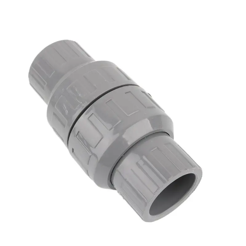 1pc 20/25/32/40/50mm PVC Check Valve Water Pipe One Way No-Return Valve Aquarium Fish Tank Garden Irrigation Pipe Joints