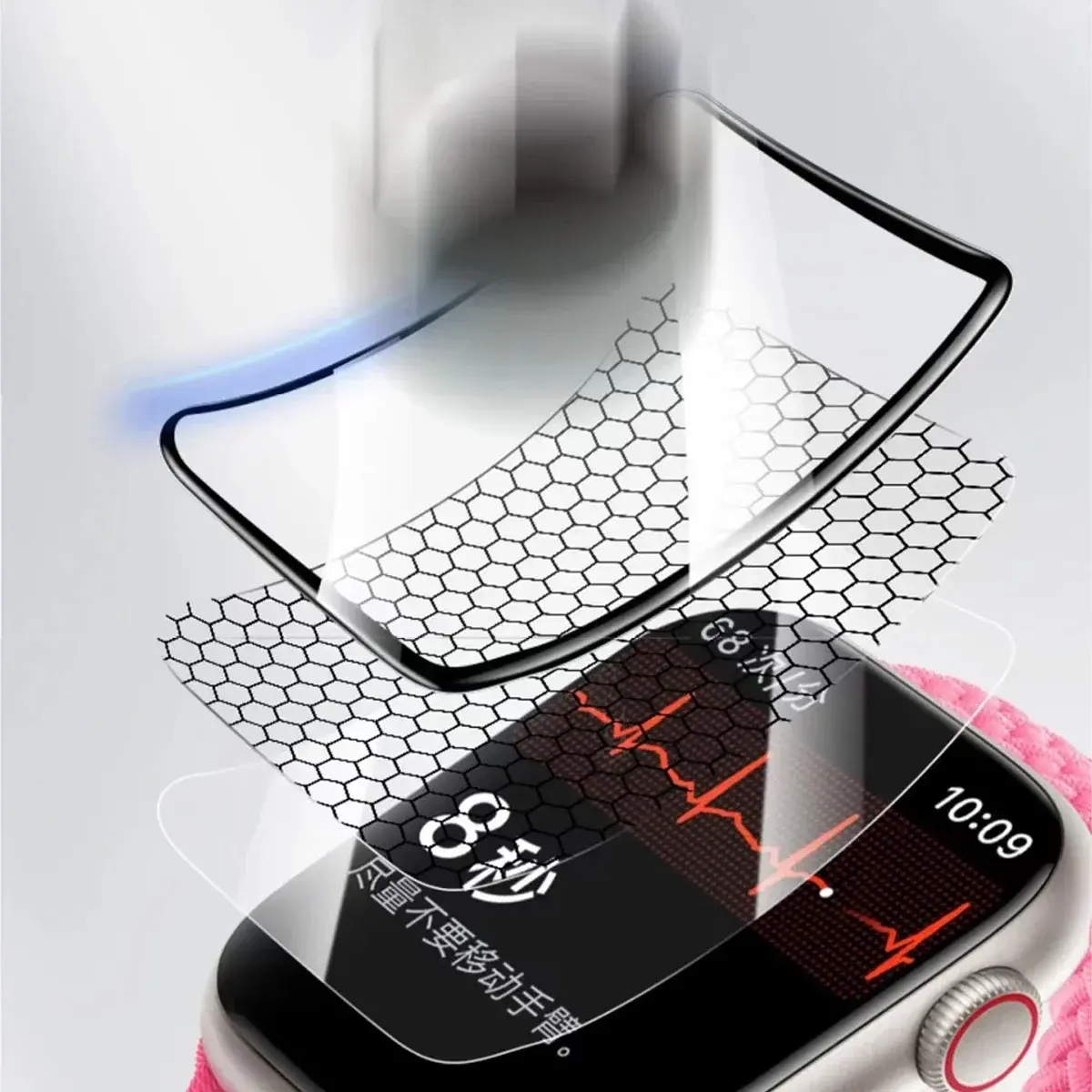 5 PACKS S10 Screen Protector for Apple Watch Series 10 42MM 46MM Gel Soft Films Scratch Resistant Transparent Film for Iwatch 10