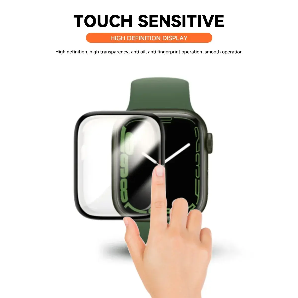 5 PACKS S10 Screen Protector for Apple Watch Series 10 42MM 46MM Gel Soft Films Scratch Resistant Transparent Film for Iwatch 10