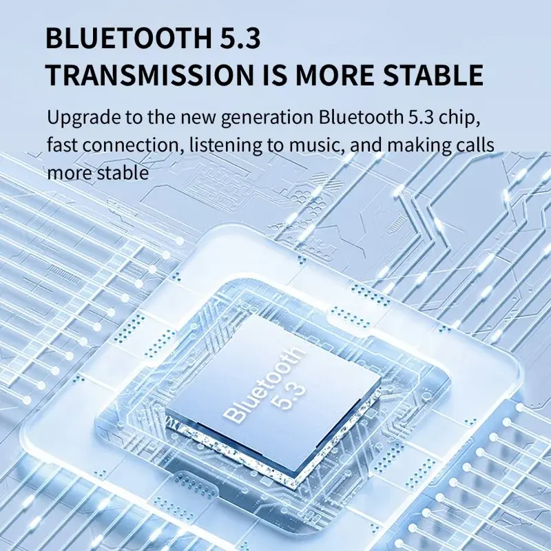 BS Ultra Open Ear Clip Headphones True Wireless Earbuds Bluetooth 5.4 Sports Earphones Waterproof TWS Gaming Headest With Mic