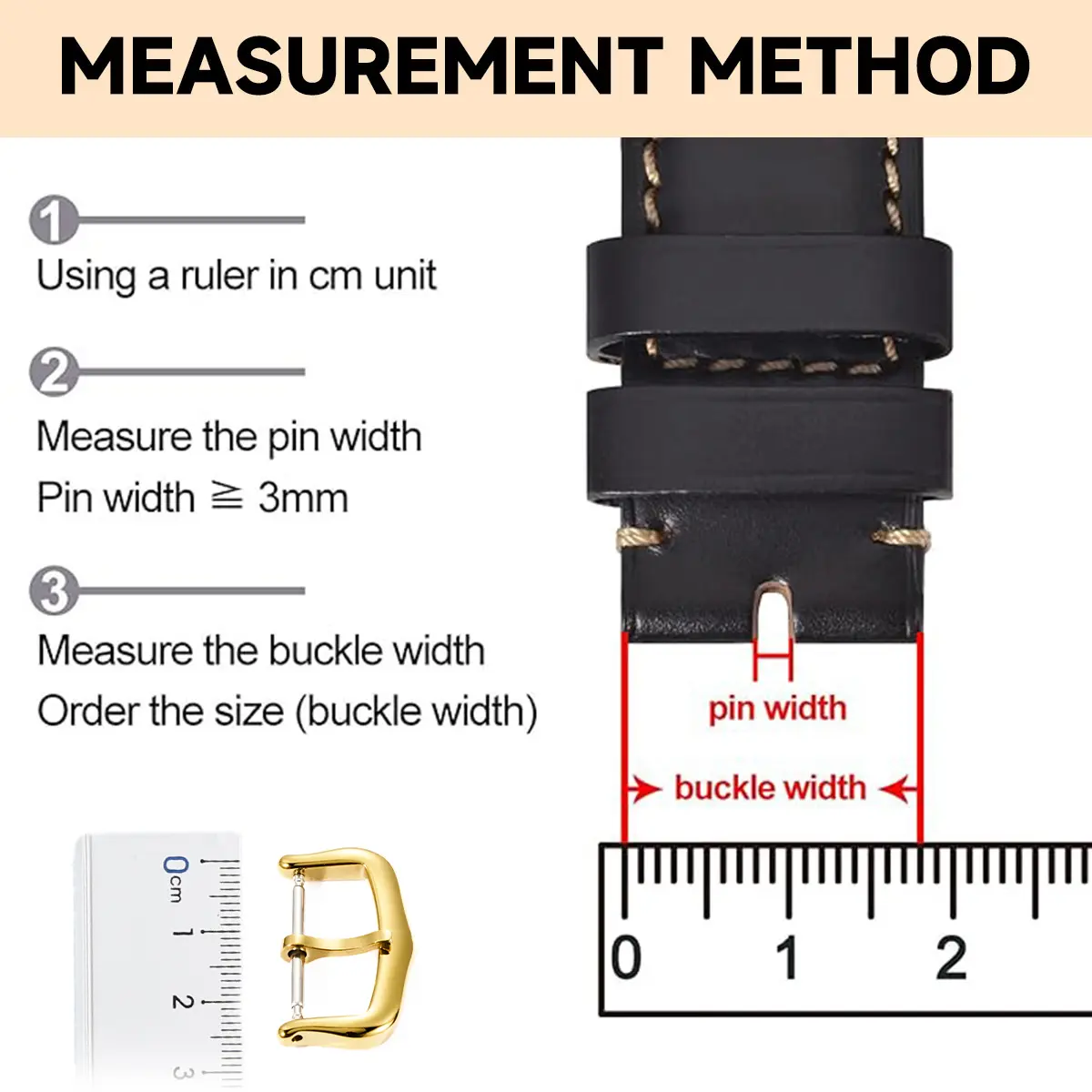 12mm 14mm 16mm 18mm 316L Stainless Steel Watch Buckle For Cartier Watch Replacement Clasp Gold Silver Rose Watches Accessories