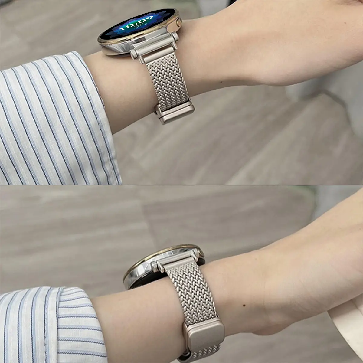 18mm 20mm 22mm Luxury Metal Magnetic Strap For Samsung Galaxy Watch 7 6 5 4 44mm/40mm 5 pro active 2 Gear s3 Bracelet