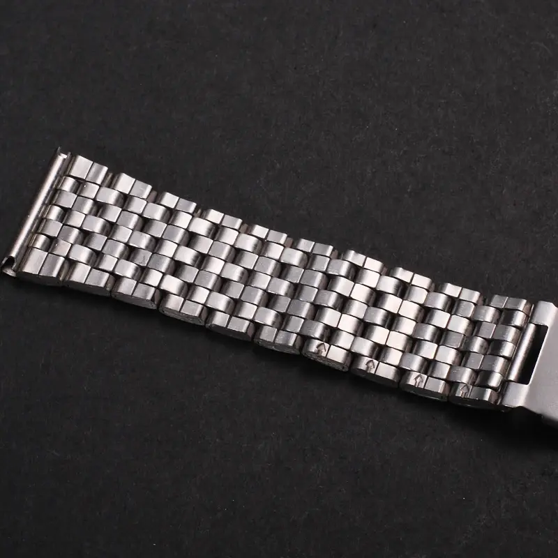 Stainless Steel Watch Band Universal Strap Folding Safety Buckle for Women Bracelet Strap18mm 20mm 22mm Watch Belt Accessories