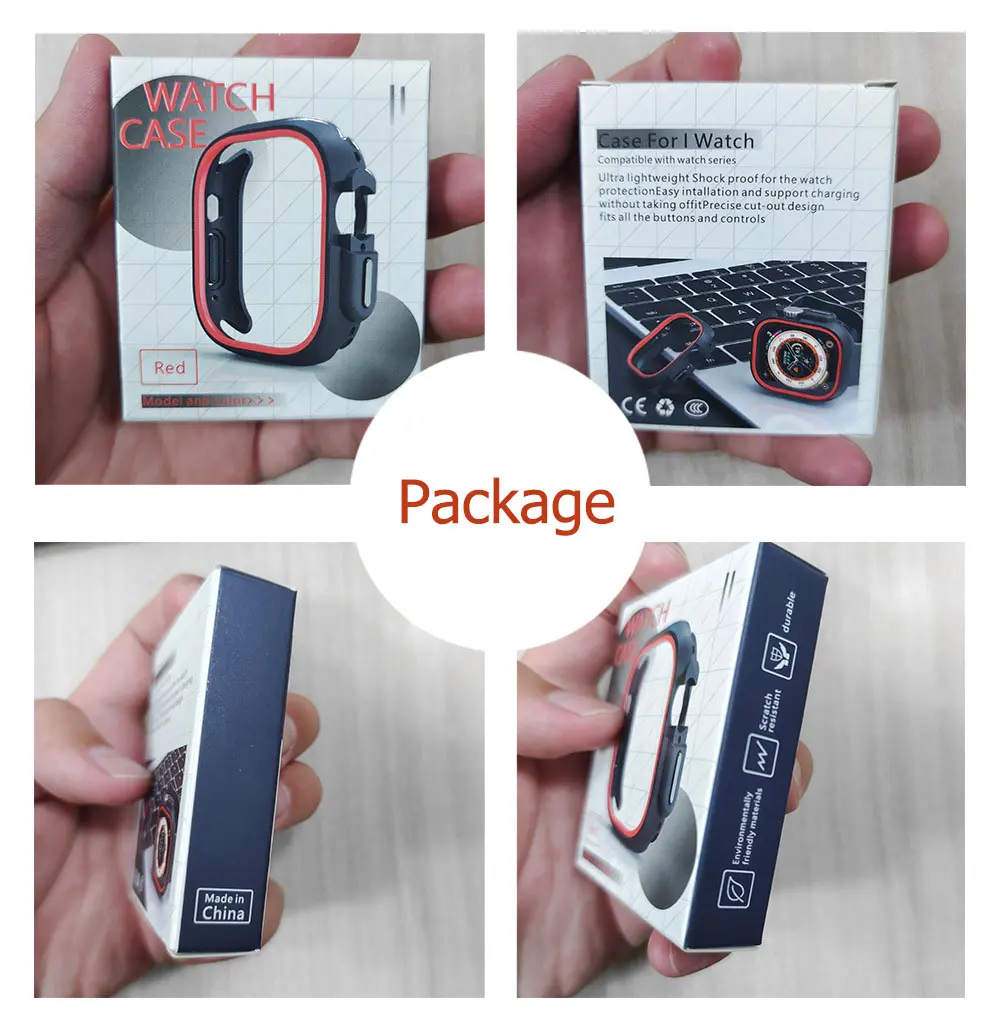 For Apple Watch Ultra 49mm 44mm 45mm TPU Protective Case Silicone Bumper Cases Cover Shell For iWatch Series 8 7 6 se 5 4