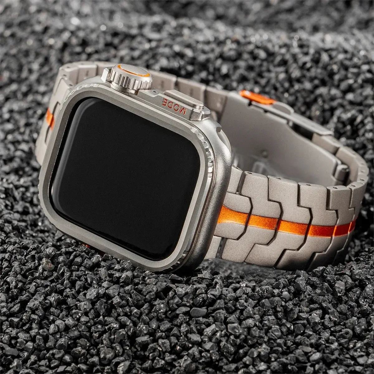 Titanium Strap for Apple Watch Ultra 2 49mm 45mm 44mm Metal Case Protector Case Bumper Frame for IWatch Series 9 8 7 6 5 4 SE