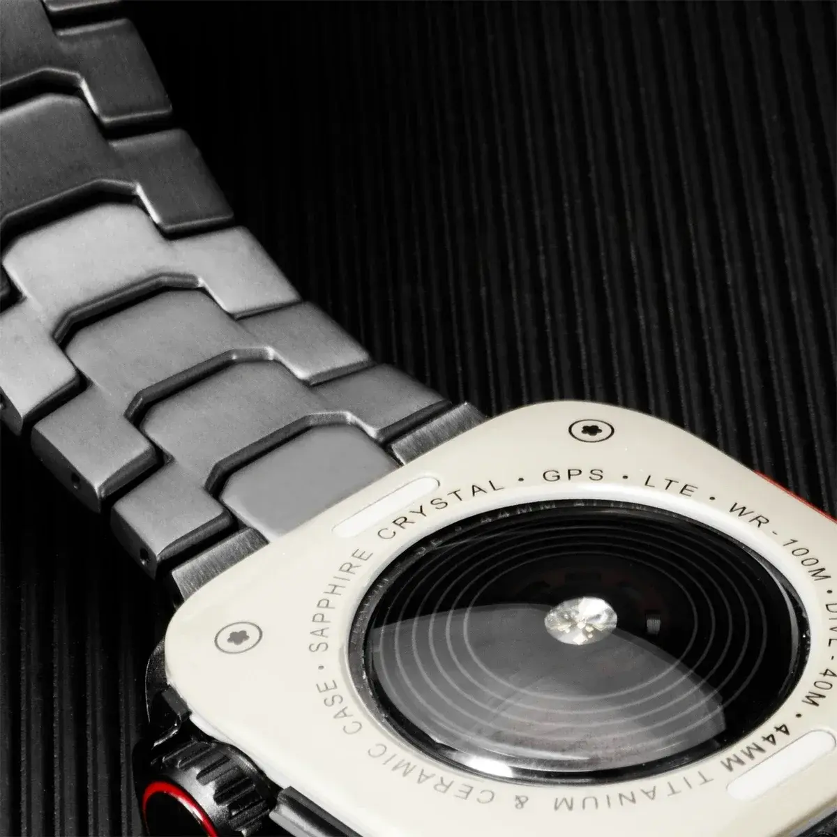 Titanium Strap for Apple Watch Ultra 2 49mm 45mm 44mm Metal Case Protector Case Bumper Frame for IWatch Series 9 8 7 6 5 4 SE